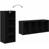 Viseći ormarić Crni hrast 40 x 29,5 x 100 cm Konstruirano drvo | shoptok.hr