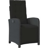  Vrtna jedilna garnitura 7-delna z blazinami črna poli ratan, (21058781) | Shoptok.si