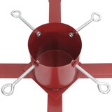  Stalak za božićno drvce crveni 61x61x15,5 cm | shoptok.hr