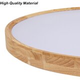  Brilagi - LED prigušiva svetiljka WOODROUND LED/30W/230V 3000-6000K prečnik 40 cm + daljinski upravljač | Eponuda.com