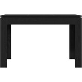  Blagovaonski stol Crni hrast 120x60x76 cm Konstruirano drvo | shoptok.hr