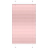 vidaXL Plisirana zavesa roza 80x100 cm širina blaga 79,4 cm poliester, (5000298016) | Shoptok.si