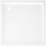 vidaXL Četvrtasta tuš-kada ABS bijela 80 x 80 cm | shoptok.hr