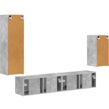  Set TV komoda Zidne 3 pcs Betonski sivi Konstruirano drvo | shoptok.hr