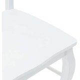  Blagovaonske stolice 2 kom. Bijele, puno drvo, guma | shoptok.hr