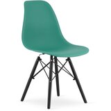 Brandless OSAKA stol zelene barve / noge črne x 3, (22030637) | Shoptok.si