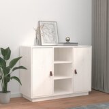  Komoda bijela 100 x 40 x 75 cm od masivne borovine | shoptok.hr