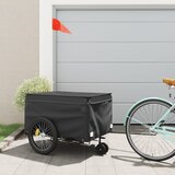  The Living Store Kolesarska prikolica črna 45 kg železo - Kolesarska Prikolica, (21442863) | Shoptok.si