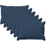  Jastuk s jastukom HOUTEN 6 kom. Plava Umjetni lan - Plava 30 x 50 cm 6 | shoptok.hr