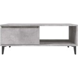  Klubska mizica betonsko siva 90x60x35 cm iverna plošča, (20712570) | Shoptok.si