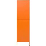 vidaXL garderobna omara oranžna 90x50x180 cm jeklo | Shoptok.si