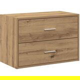 Ormarić s 2 ladice boja hrast 60x31x40 cm konstruirano drvo | shoptok.hr