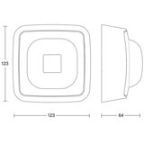 Steinel 064341 - detektor prisustva ir quattro HD-2 24m COM2 IP54 bela | Eponuda.com