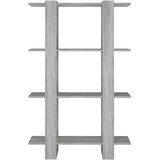 Ormarić za knjige / pregrada boja hrasta sonome 80x30x123,5 cm | shoptok.hr
