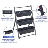 Maximex Metalni stalak za tegle za cvijeće (visina 85 cm) Vertical – | shoptok.hr