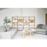 Rowico Okrogla mizica v hrastovem dekorju 90x90 cm Hobart – | Shoptok.si