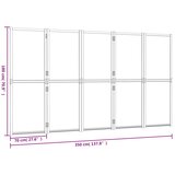 Sobna pregrada s 5 panela crna 350 x 180 cm | Eponuda.com