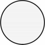  Zidno ogledalo crno Ø 30 cm okruglo | shoptok.hr