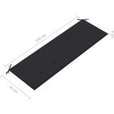  Složiva vrtna klupa s jastukom 159 cm od masovne tikovine | shoptok.hr