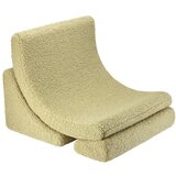 Wigiwama Zelen otroški fotelj iz tkanine bouclé Moon – Cene