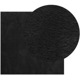  Tepih HUARTE kratkih vlakana mekani i perivi crni 160x160 cm | Eponuda.com