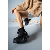 Riccon Women's Black Suede Zippered Boots 0012841 | ePonuda.com