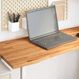 vidaXL Mizna plošča rjava 120x50x2,5 cm trdna hrastovina pravokotna | Shoptok.si