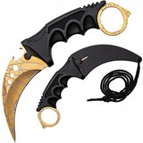 Outdoor nož Karambit YK-42137 - Zlatni KP42137 | shoptok.hr