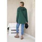 Kesi Tunic with zipper on hood Oversize green | shoptok.hr