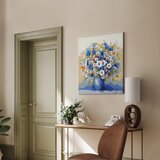  Slika za samostalno slikanje - A vase with a bouquet of wildflowers 40x50 | shoptok.hr