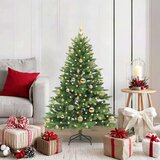 vidaXL Umjetno božićno drvce s stalakom Zelena 120 cm PE i PVC | shoptok.hr