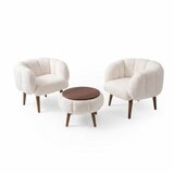 Atelier Del Sofa fotelje i klub stočić lotus wellsoft white | Eponuda.com