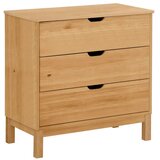 Støraa Niska komoda od borovine u prirodnoj boji 76x75 cm Post - Cijene