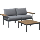 Ambia Garden LOUNGE GARNITURA tkanina jeklo | Shoptok.si