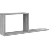 vidaXL Lebdeče police Siva Sonoma 80 x 15 x 30 cm Inženirski les, (5000307179) | Shoptok.si