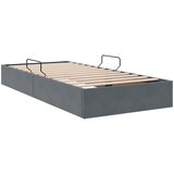  Otomanski krevet s pohranom Tamnosiva 90 x 200 cm Baršun | Eponuda.com