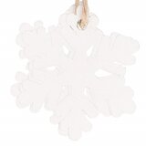springos set božićnih pahulja, 6 komada, bijele | shoptok.hr