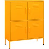 Ormarić za pohranu boja senfa 80 x 35 x 101,5 cm čelični | shoptok.hr