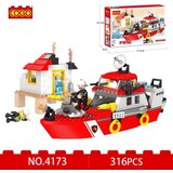  Cogo kockice-vatrogasni brod. 316 delova. ( 93439 ) | Eponuda.com