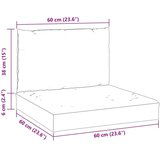  Jastuci za sofu od paleta 2 kom plavi od tkanine | shoptok.hr