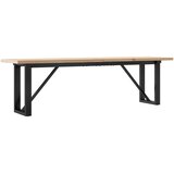  Stolić za kavu O-oblika 160x40x45,5 cm od borovine i čelik | shoptok.hr