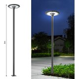  Brilagi - Metalna šipka za stub spoljnog osvetljenja 3 m, prečnik stuba 58 mm, siva | Eponuda.com
