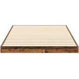  Krevet s daskama Staro drvo 90 x 190 cm Konstruirano drvo | shoptok.hr