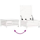  5-dijelni set vrtnih sofa bijeli od masivne borovine | shoptok.hr