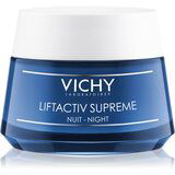 Vichy Liftactiv Supreme noćna krema za učvršćivanje protiv bora s lifting učinkom 50 ml | shoptok.hr