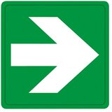 Pickup Samolepilni listki (Do x Š: 7,5 x 7,5 cm, Puščica desno) | Shoptok.si