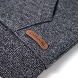  Dječja majica s kapuljačom i patentnim zatvaračem siva prošarana 116 | shoptok.hr