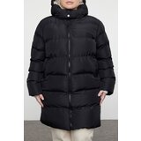 Trendyol curve black regular fit contrast lining detailed long puffer parka coat | ePonuda.com