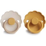 FRIGG® tolažilna duda daisy silicone chamomile & honey gold | Shoptok.si