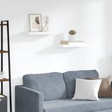  Plutajuće zidne police 2 kom bijele 50 x 23 x 3,8 cm MDF | shoptok.hr